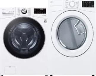 Side by Side Washer & Dryer Set