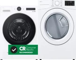 Side by Side Washer & Dryer Set