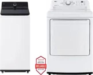 Side by Side Washer & Dryer Set