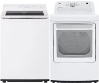 Side by Side Washer & Dryer Set