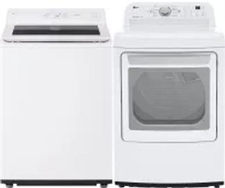 Side by Side Washer & Dryer Set