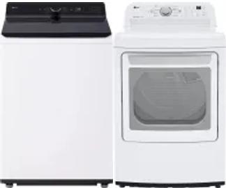 Side by Side Washer & Dryer Set
