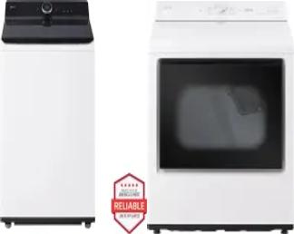 Side by Side Washer & Dryer Set
