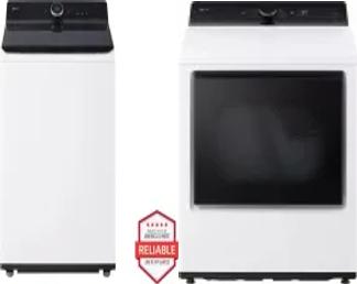 Side by Side Washer & Dryer Set