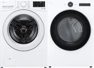 Side by Side Washer & Dryer Set