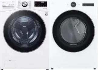 Side by Side Washer & Dryer Set