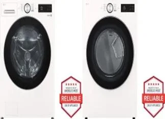 Side by Side Washer & Dryer Set