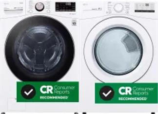 Side by Side Washer & Dryer Set