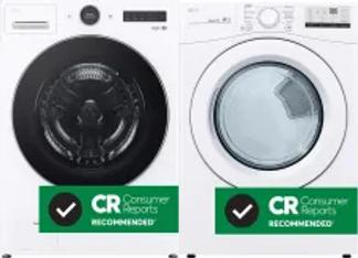 Side by Side Washer & Dryer Set