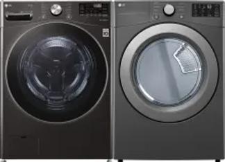 Side by Side Washer & Dryer Set