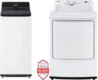 Side by Side Washer & Dryer Set