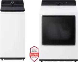 Side by Side Washer & Dryer Set