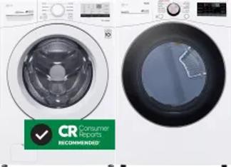 Side by Side Washer & Dryer Set