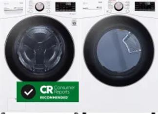 Side by Side Washer & Dryer Set