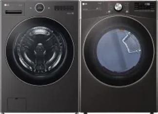 Side by Side Washer & Dryer Set