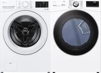 Side by Side Washer & Dryer Set