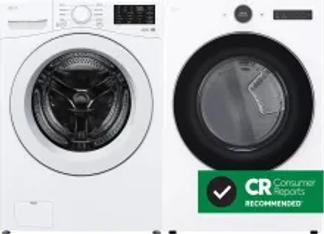 Side by Side Washer & Dryer Set