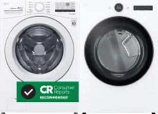 Side by Side Washer & Dryer Set