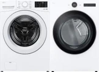 Side by Side Washer & Dryer Set
