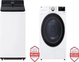 Side by Side Washer & Dryer Set