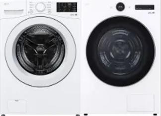 Side by Side Washer & Dryer Set