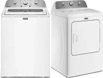 Side by Side Washer & Dryer Set