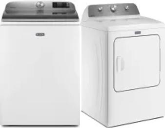 Side by Side Washer & Dryer Set