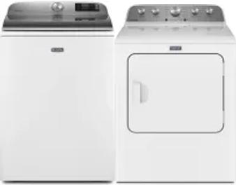 Side by Side Washer & Dryer Set