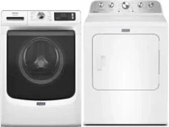 Side by Side Washer & Dryer Set