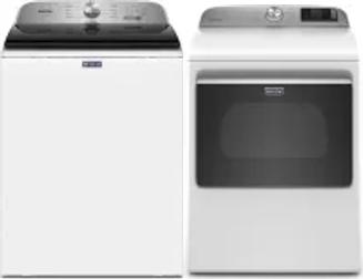 Side by Side Washer & Dryer Set