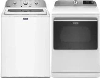 Side by Side Washer & Dryer Set