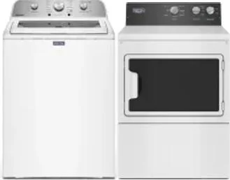 Side by Side Washer & Dryer Set