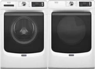 Side by Side Washer & Dryer Set
