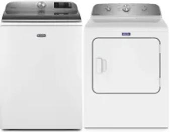 Side by Side Washer & Dryer Set