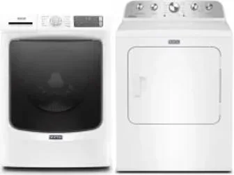 Side by Side Washer & Dryer Set