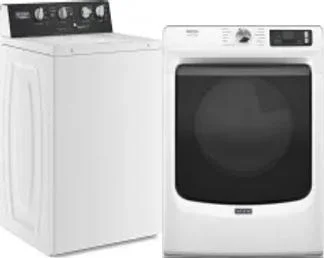 Side by Side Washer & Dryer Set