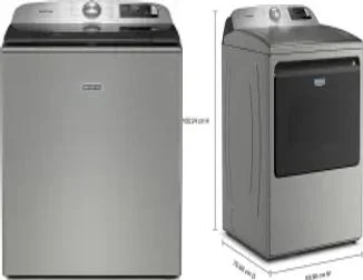 Side by Side Washer & Dryer Set