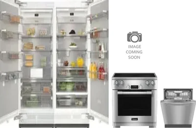 5 Piece Package Includes Refrigerator, Freezer, Range, Hood And Dishwasher
