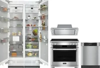 5 Piece Package Includes Refrigerator, Freezer, Range, Hood And Dishwasher