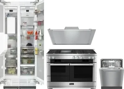 5 Piece Package Includes Refrigerator, Freezer, Range, Hood And Dishwasher