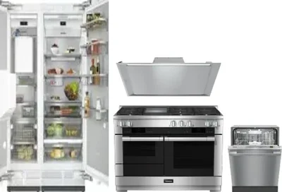 5 Piece Package Includes Refrigerator, Freezer, Range, Hood And Dishwasher