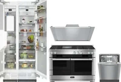 5 Piece Package Includes Refrigerator, Freezer, Range, Hood And Dishwasher