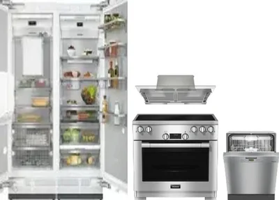 5 Piece Package Includes Refrigerator, Freezer, Range, Hood And Dishwasher