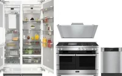 5 Piece Package Includes Refrigerator, Freezer, Range, Hood And Dishwasher