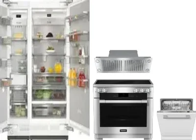 5 Piece Package Includes Refrigerator, Freezer, Range, Hood And Dishwasher