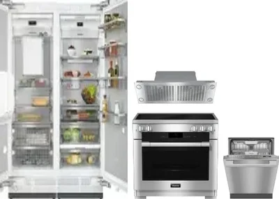 5 Piece Package Includes Refrigerator, Freezer, Range, Hood And Dishwasher