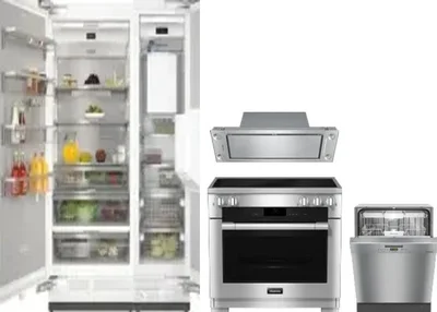 5 Piece Package Includes Refrigerator, Freezer, Range, Hood And Dishwasher