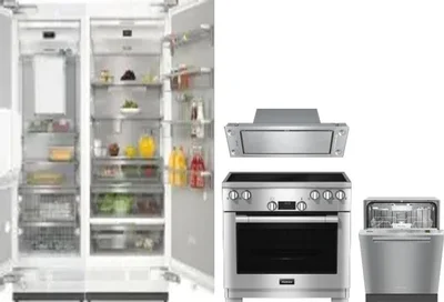 5 Piece Package Includes Refrigerator, Freezer, Range, Hood And Dishwasher