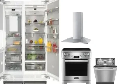 5 Piece Package Includes Refrigerator, Freezer, Range, Hood And Dishwasher