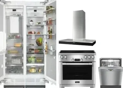 5 Piece Package Includes Refrigerator, Freezer, Range, Hood And Dishwasher